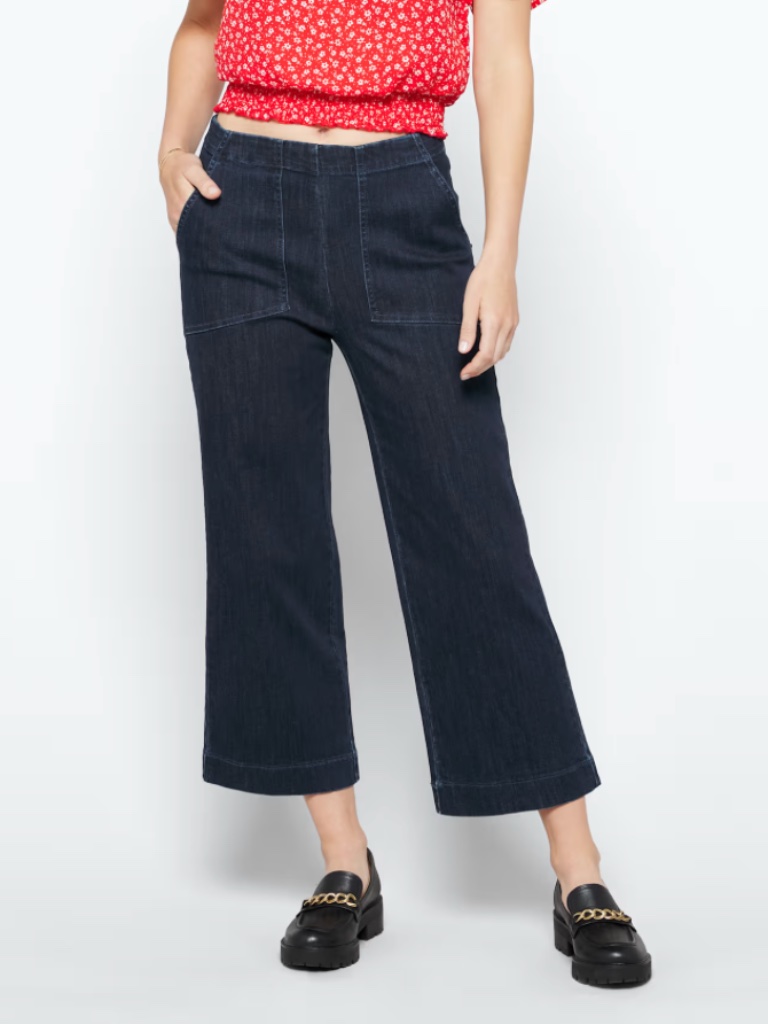 Nic & Zoe All Day Wide Leg Crop Jean